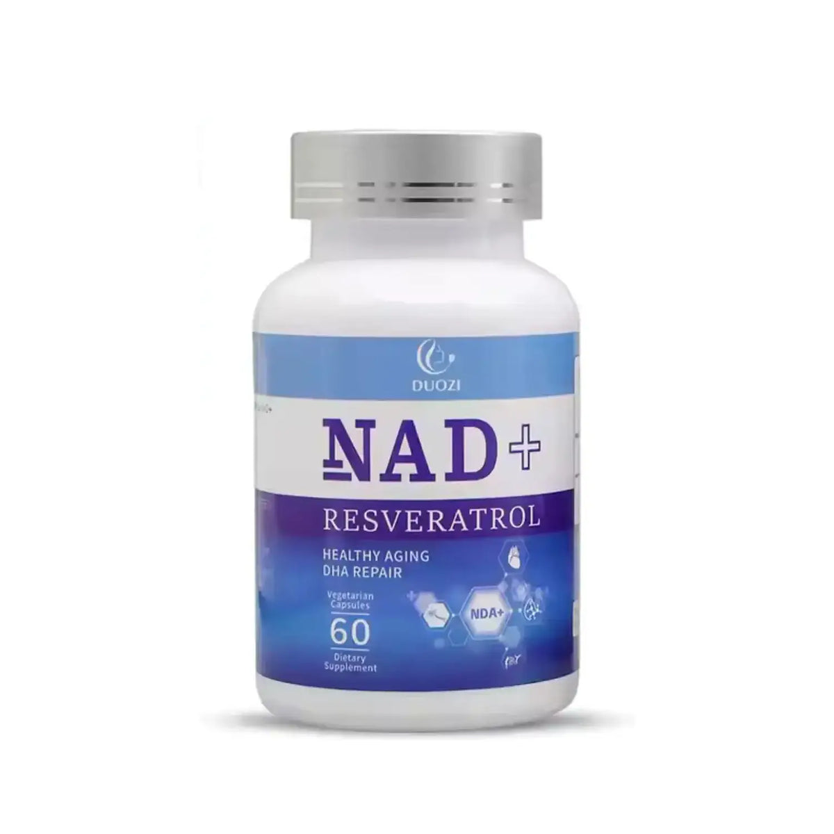 HealthBuy NAD+ 400 mg vegan capsules bottle — product photo