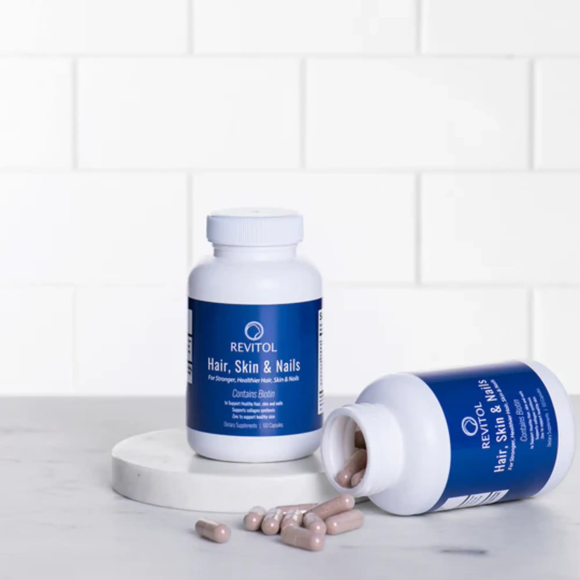 Revitol Hair, Skin & Nails Supplement Treatment with Biotin — 60 Capsules product photo