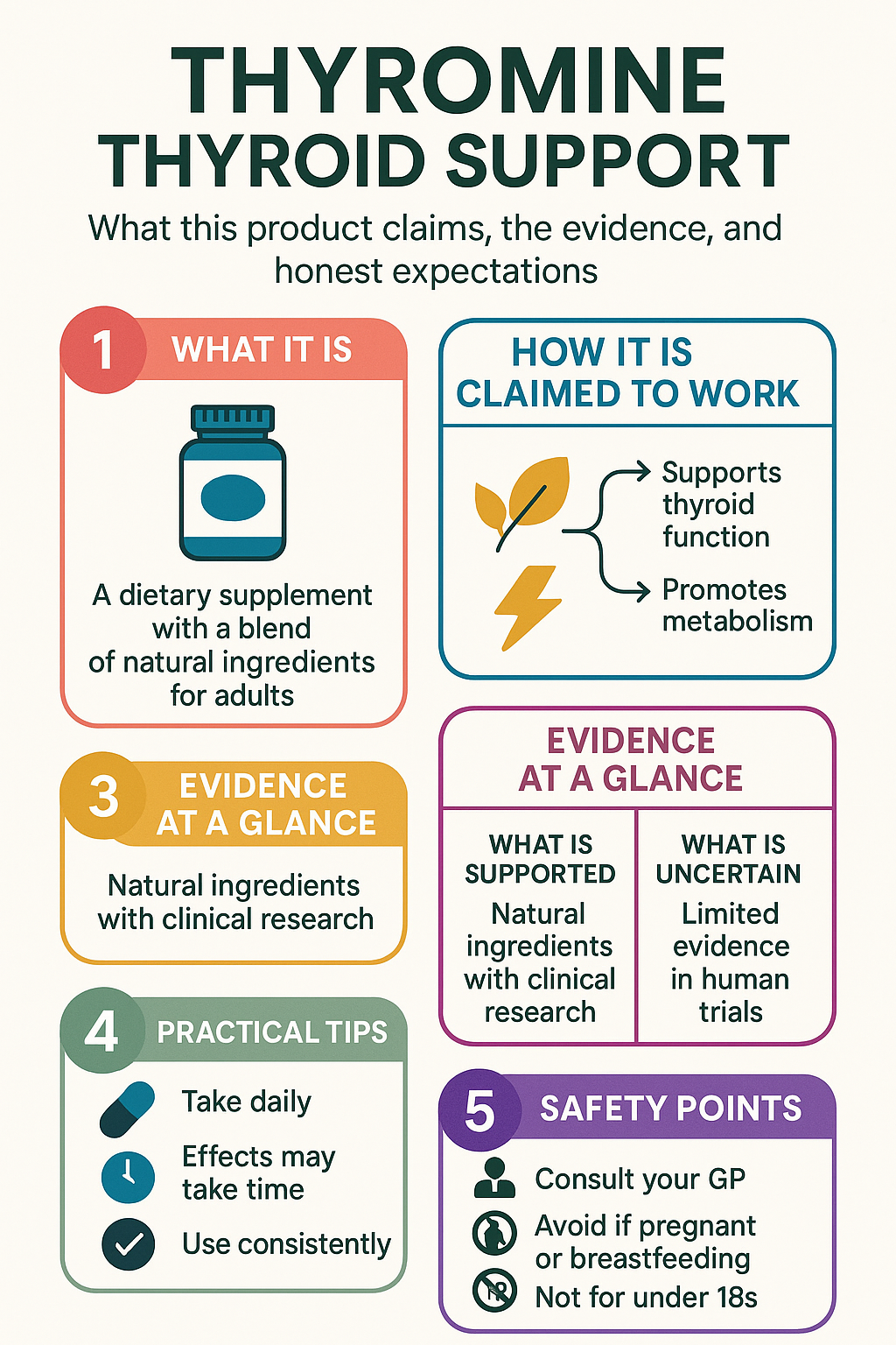Thyromine Thyroid Support infographic