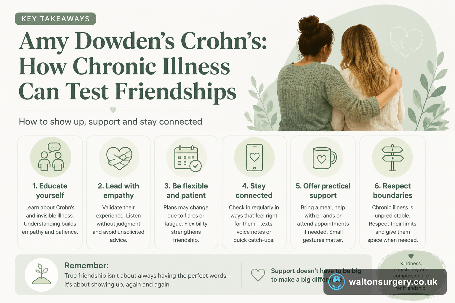 Amy Dowden's Crohn's: How Chronic Illness Can Test Friendships