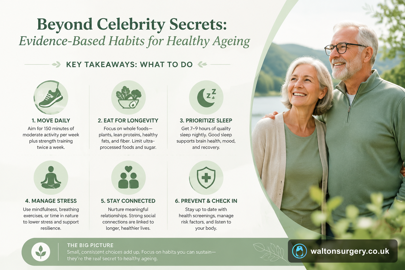 Beyond Celebrity Secrets: Evidence-Based Habits for Healthy Ageing