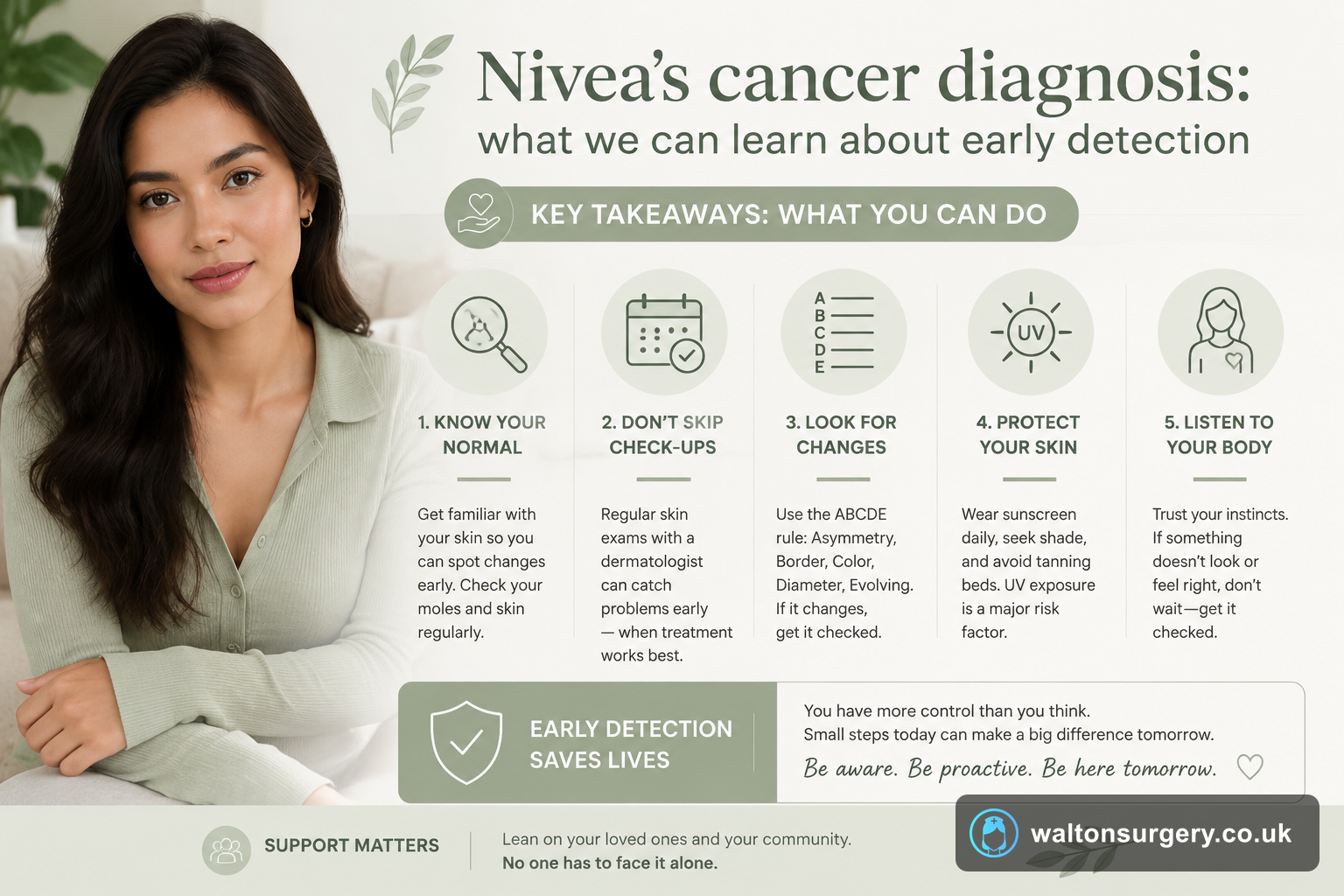 Nivea's cancer diagnosis: what we can learn about early detection