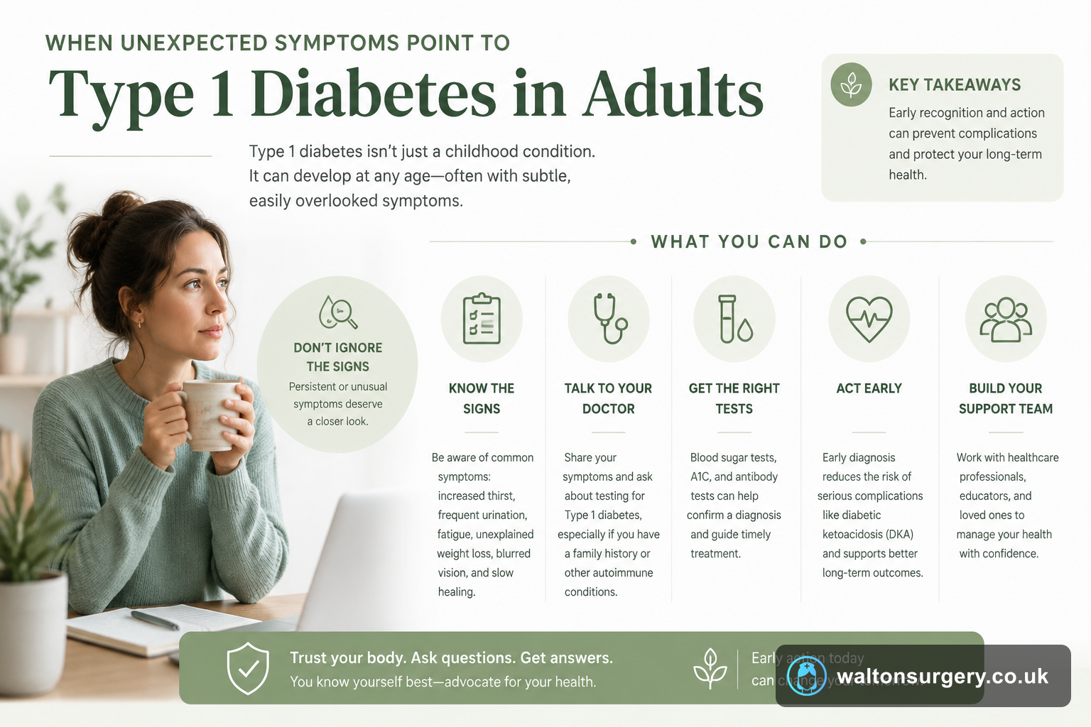 When Unexpected Symptoms Point to Type 1 Diabetes in Adults