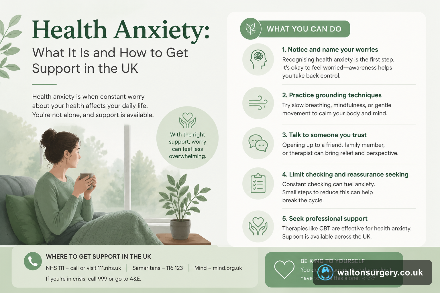 Health Anxiety: What It Is and How to Get Support in the UK