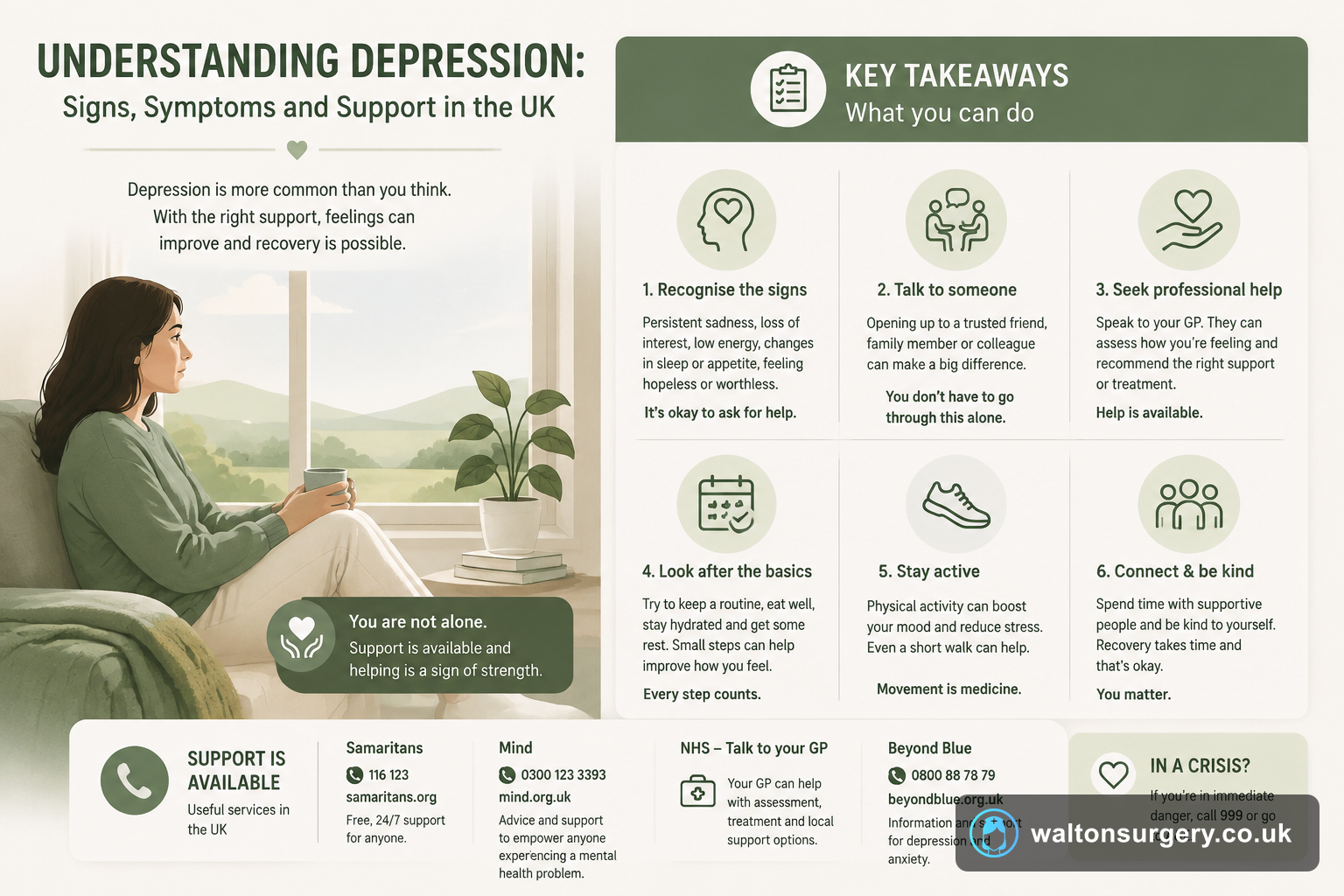 Understanding Depression: Signs, Symptoms and Support in the UK