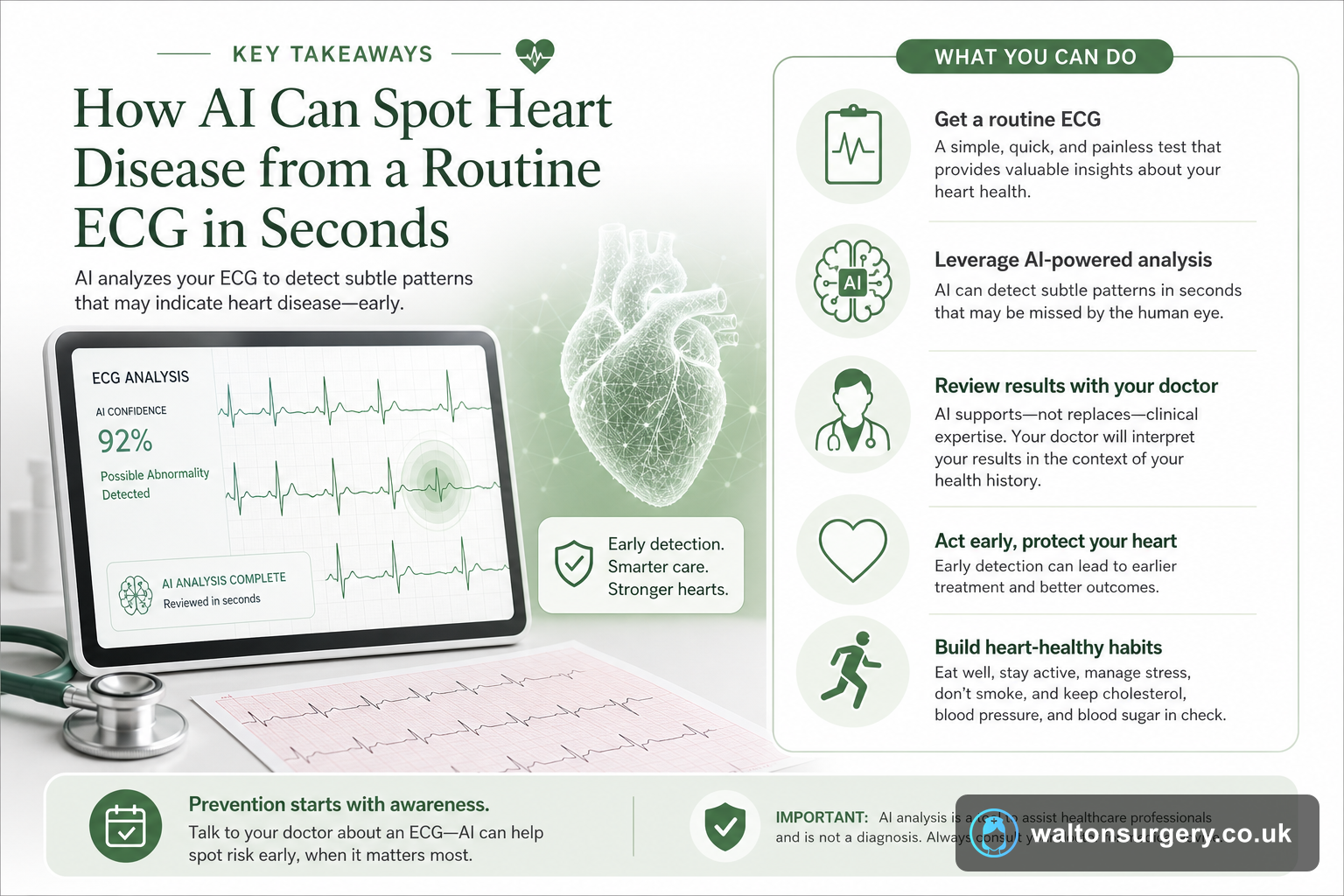 How AI Can Spot Heart Disease from a Routine ECG in Seconds