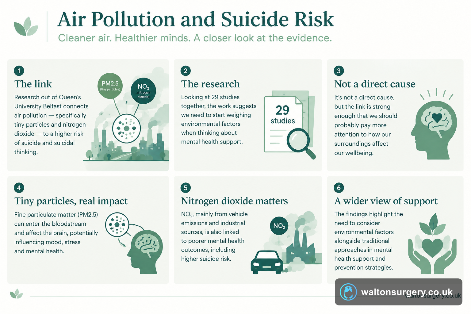 Air Pollution and Suicide Risk: What the Latest Research Says