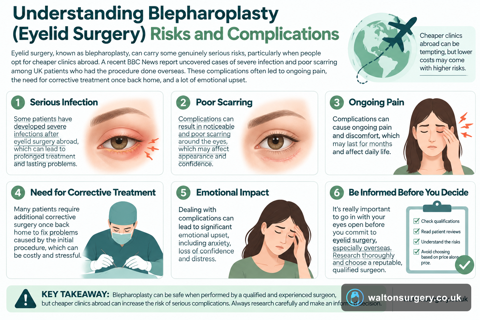 Understanding Blepharoplasty (Eyelid Surgery) Risks and Complications
