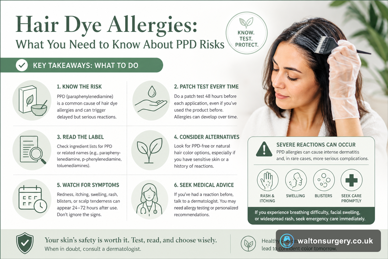 Hair Dye Allergies: What You Need to Know About PPD Risks