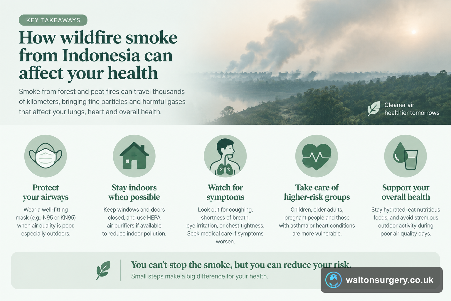 How wildfire smoke from Indonesia can affect your health