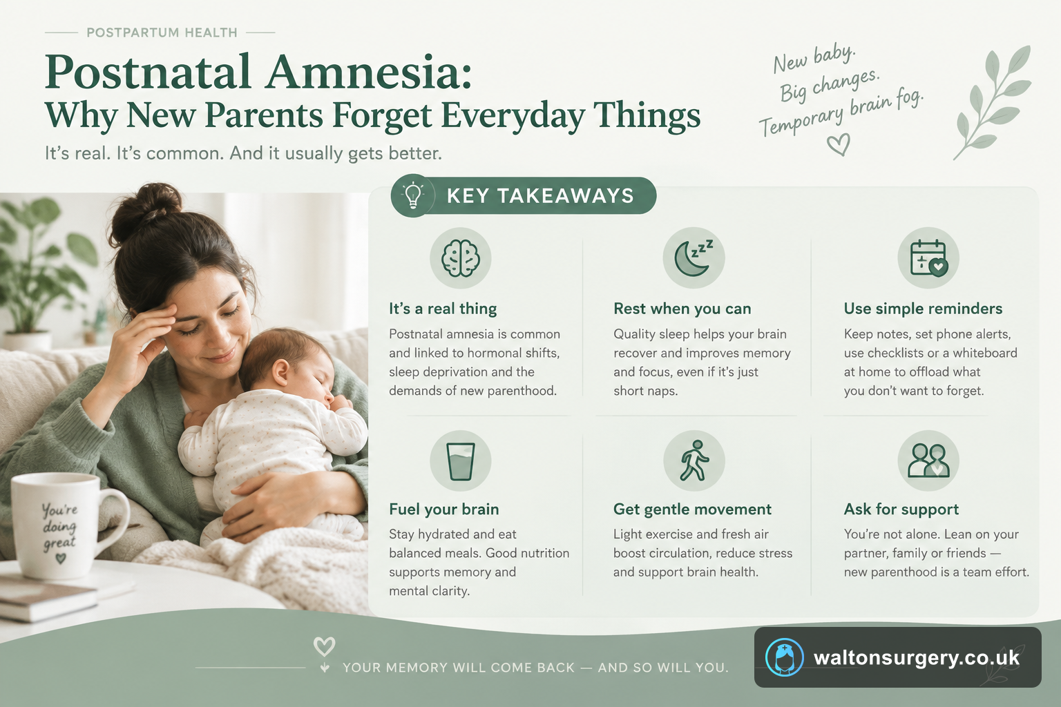 Postnatal Amnesia: Why New Parents Forget Everyday Things