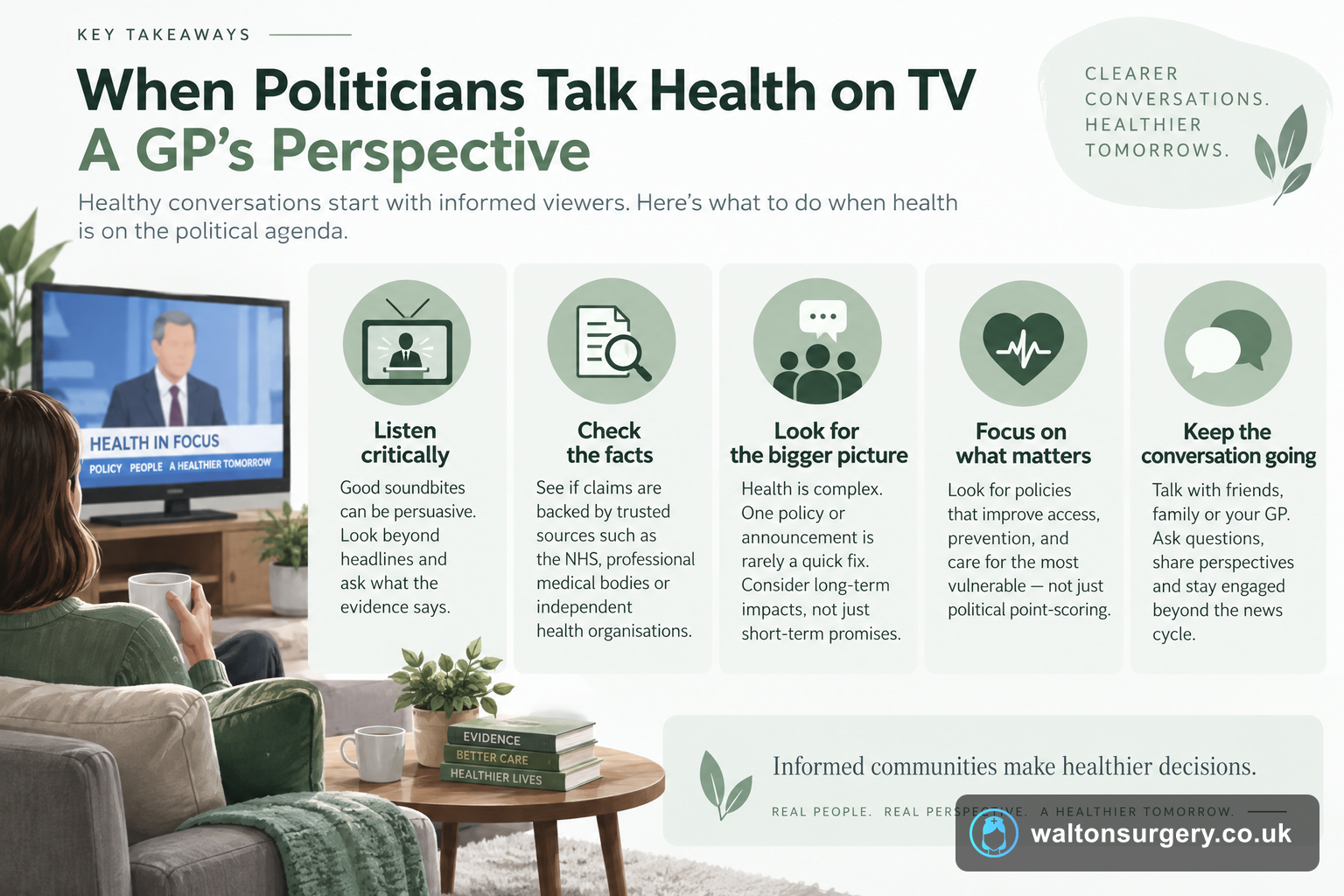When Politicians Talk Health on TV: A GP's Perspective